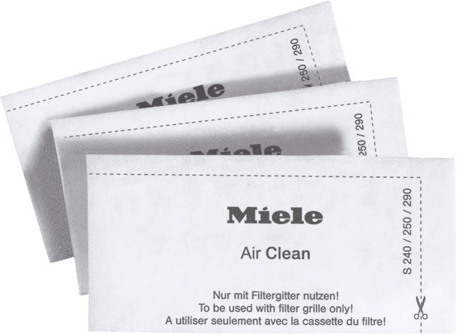 Miele AirClean Filter SF-SAC20/30 in Weiß (3 Stück) - Bild 1