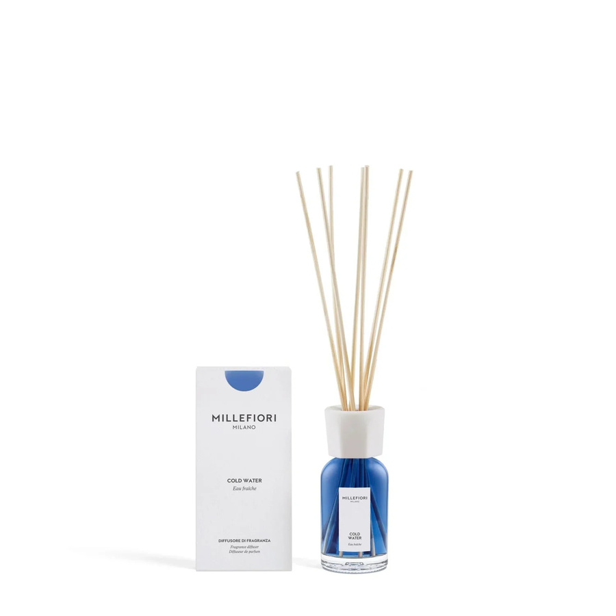 Millefiori Milano Raumduft-Diffuser mit Rattanstäbchen, 100 ml, Cold Water - Bild 1