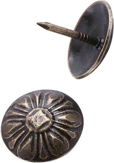 100 Stück GoolRC Vintage Polsternägel aus Metall in Bronze für Möbel Sofa und Dekoration, Maße: 16 x 15 mm - Bild 1