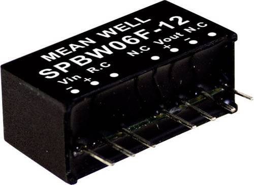 Mean Well SPBW06F-15 DC/DC-Wandlermodul 6W 400mA Schwarz - Bild 1