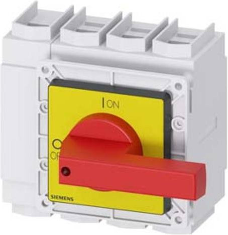 Siemens Lasttrennschalter 4polig 160A 690 V/AC Rot Gelb 3LD23051TL13 - Bild 1