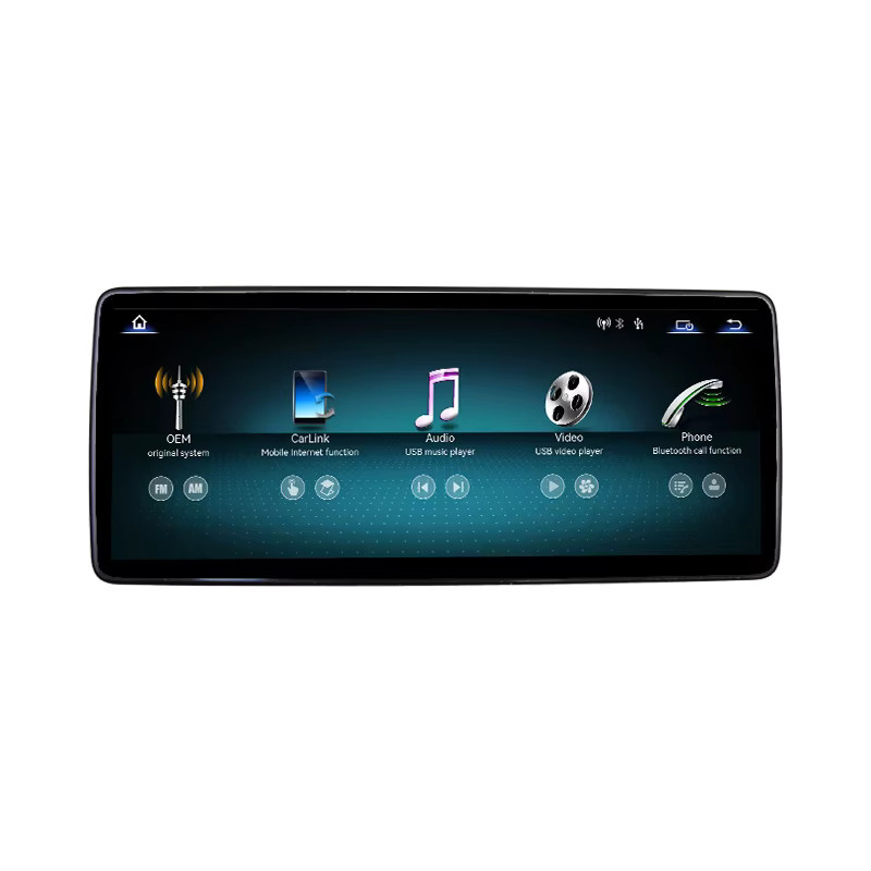 AUTOTOP Linux Carplay Autoradio Stereo mit 12,3 Zoll Display für Mercedes Benz W205 GLC C V Klasse W447 GLA CLA 2015-2019 NTG5.0 Airplay in Schwarz - Bild 4