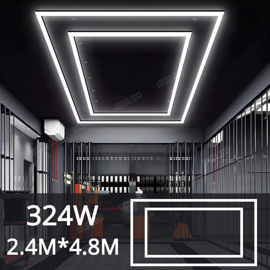 IKSLED Sechseckige LED-Deckenleuchte in Weiß mit 6500K Kaltweiß für Friseursalon, Garage und Werkstatt - Bild 3