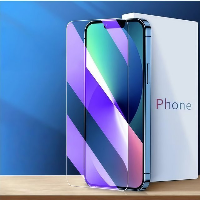 2 Stück Infinix Anti-Blaulicht Panzerglas Schutzfolie für Infinix Hot 50 Pro, Hot 50i und Hot 50, Transparent mit Vollabdeckung - Bild 1