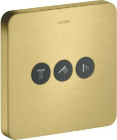 Hansgrohe ShowerSelect UP-Vtl Fertigmontageset mit 3 Verbindungen in Brushed Brass - Bild 1