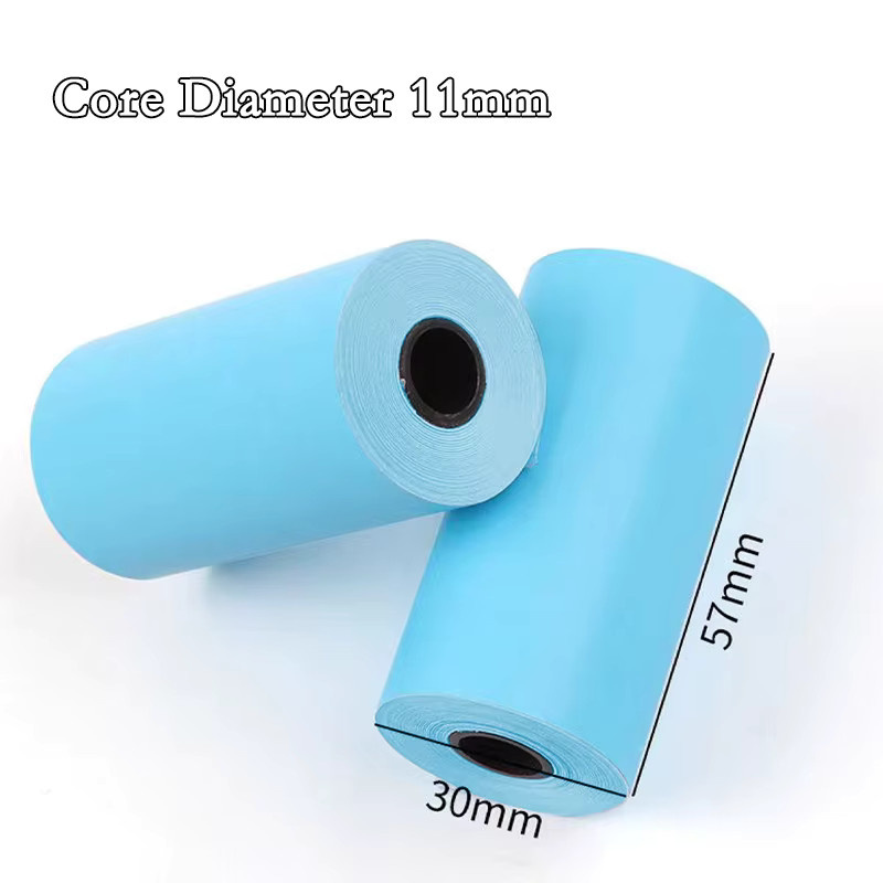 PeriPage Thermisches Etikettenpapier für Mini Tragbare Drucker, Bunte Foto Aufkleber, Multicolour, B/H: 57 x 30 mm - Bild 2