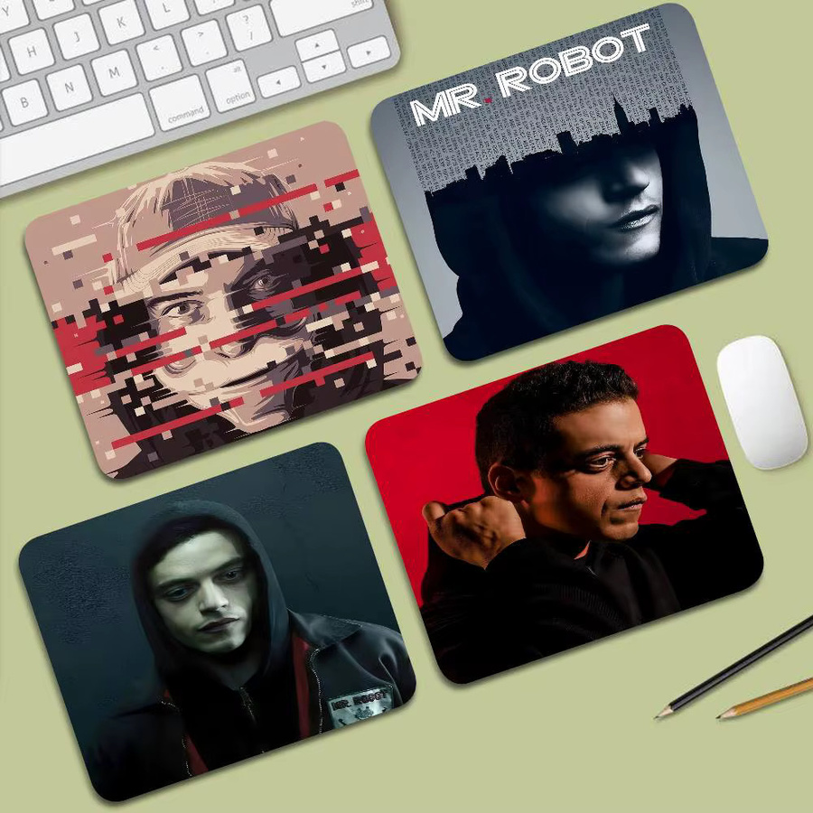 Mini-Mauspad Mr. R-Robot Horror-TV-Serie Design, Mehrfarbig - Bild 2