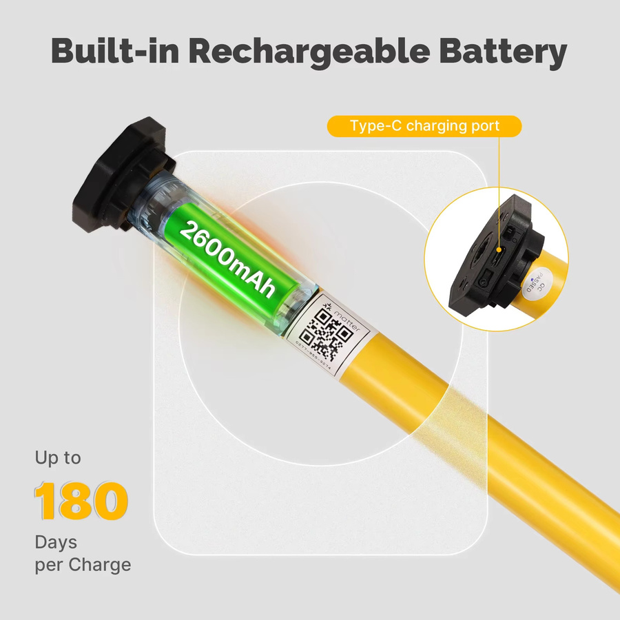 MOES Smart Rollo Motor mit Tuya Matter Thread für 38-mm-Rohrverschluss, kompatibel mit Alexa, Google Home und Apple HomeKit - Bild 2