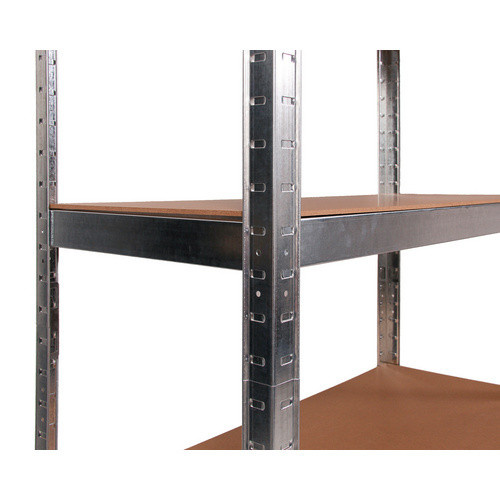 Ondis24 Schwerlast-Steckregal Basti 2er-Set aus Metall in Grau und Silber, B/H/T: 70 x 148 x 30 cm - Bild 4