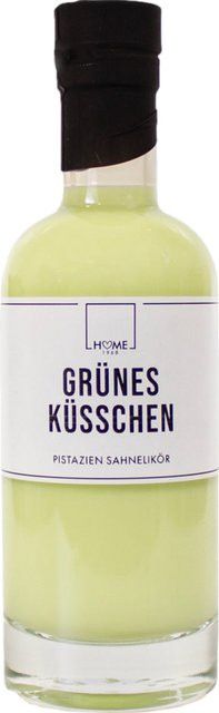 Home 1968 Grünes Küsschen Pistazien Sahnelikör, Deutschland, 15% Vol., 0,2 l - Bild 1