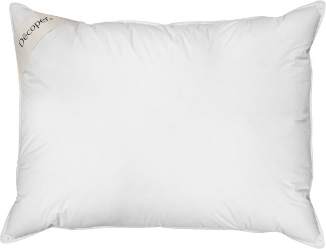Decoper Faserkissen mit Faserbällchen aus Baumwolle, Weiß, Breite: 60 cm, Länge: 80 cm - Bild 1