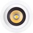 Brumberg LED-Einbauleuchte Schwarz, runde Downlight-Leuchte mit 9W und warmweißem Licht - Bild 1