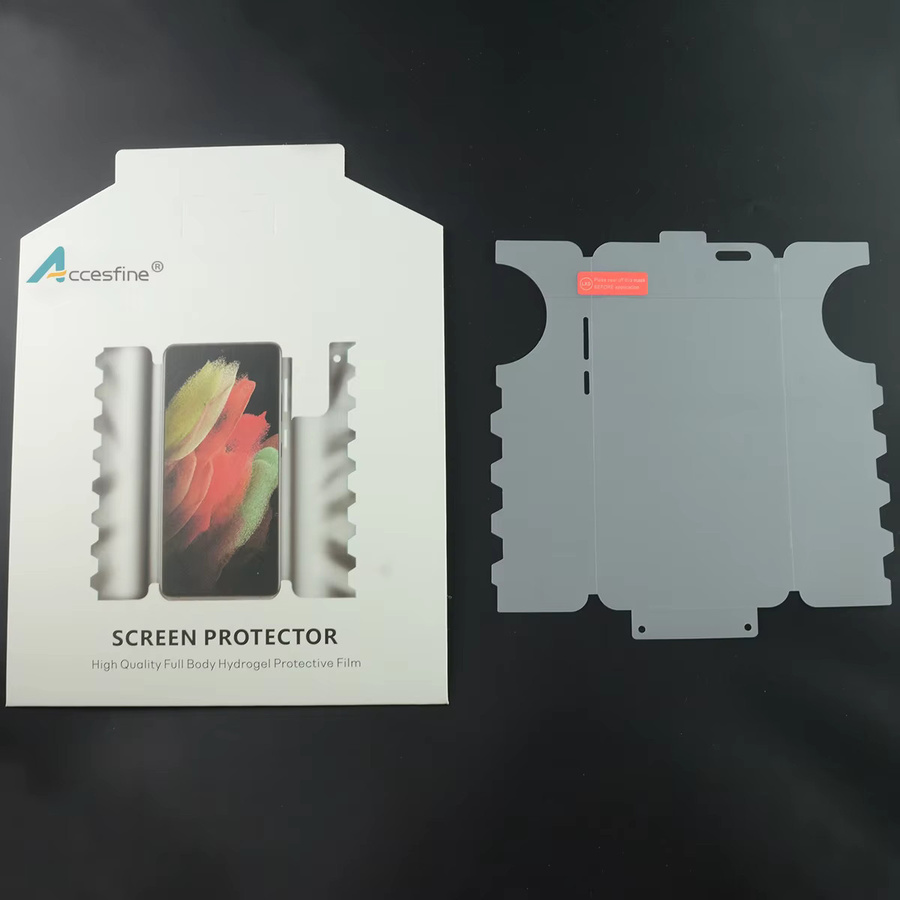 2 Stück matte Hydrogel Displayschutzfolie für Samsung Galaxy S24, S24+ und S24 Ultra Plus, 360 Grad Ganzkörper-Abdeckung, transparent - Bild 4