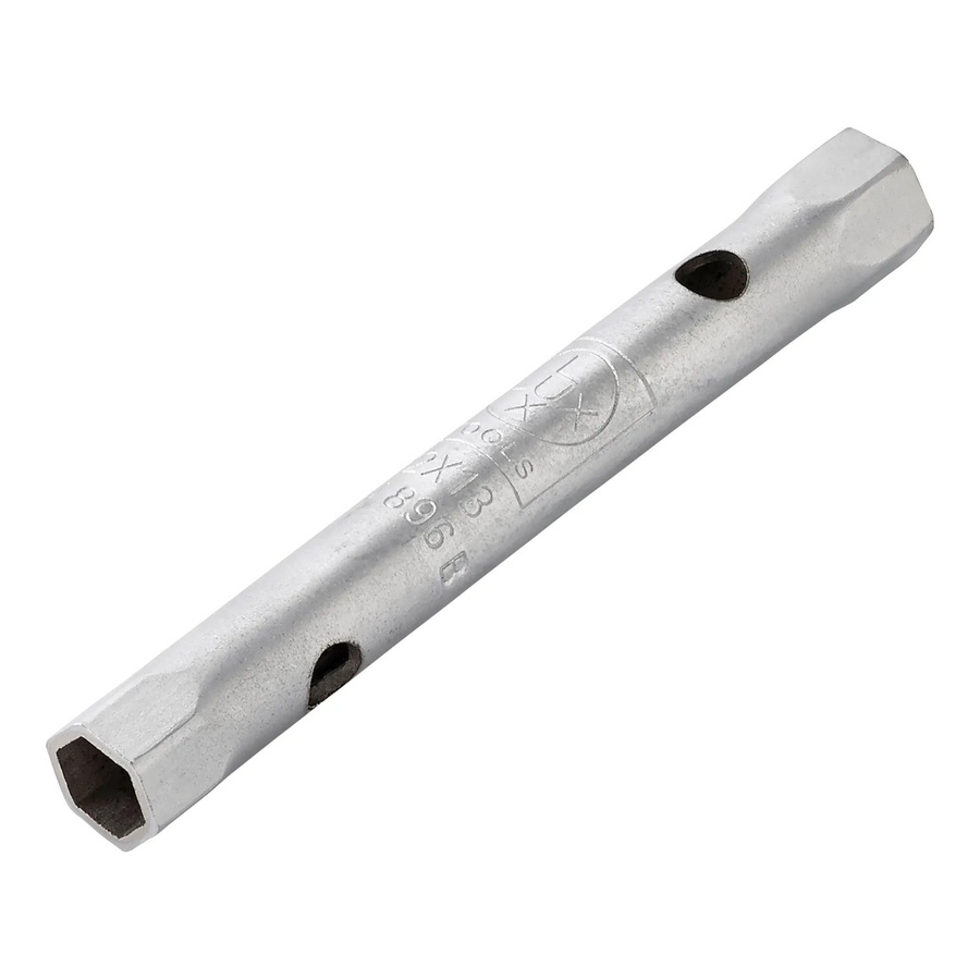 LUX-TOOLS Rohrsteckschlüssel aus Stahl in Silber, 16 mm x 17 mm - Bild 1