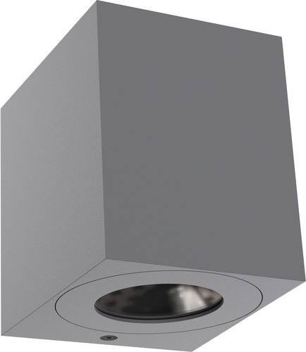 Nordlux Canto kubi2 49711010 LED-Außenwandleuchte in Grau mit Up-and-Down-Lichtfunktion und 12W - Bild 1