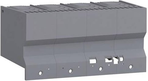 Hager Klemmenabdeckung HYS022H P160 für Anschlussverlängerung 4P, Grau - Bild 1