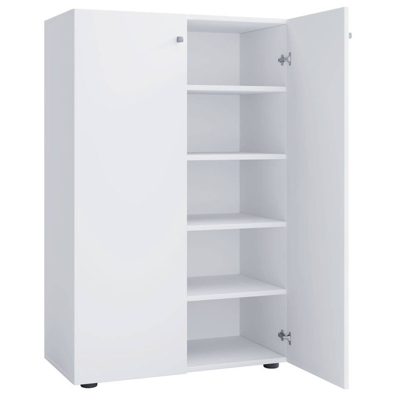 Schuhschrank VCM Lona modern weiß B/T/H: 70 x 39 x 110 cm - Bild 3