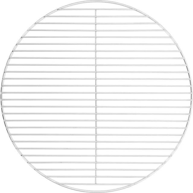 vidaXL Grillrost Rund aus Edelstahl 304 in Silber, Durchmesser: 50 cm - Bild 1