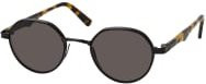L.G.R Meknes 23 Sonnenbrille, Rund, Vollrand, Unisex, Schwarz, Grau - Bild 1