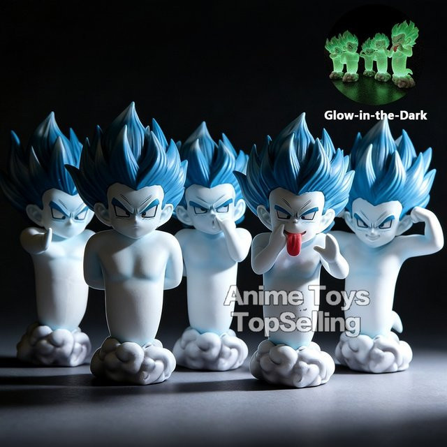 Bandai Dragon Ball Z Gotenks Actionfigur, im Dunkeln leuchtend, 14,5 cm - Bild 1