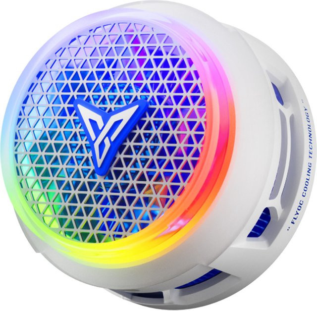 Flydigi B9X Handy-Kühler mit RGB-Beleuchtung, geräuscharmer Halbleiter-Kühlventilator für iPhone, Samsung und Android-Smartphones, Multicolour - Bild 1