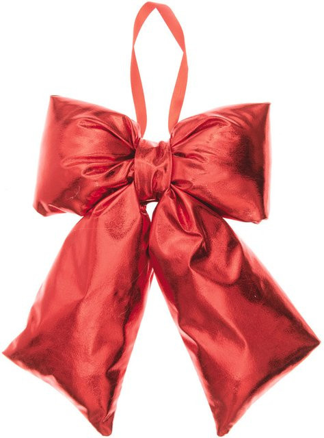 Rico Design Weihnachtsschleife in Rot, B: 24 cm, H: 19 cm, T: 5 cm - Bild 1