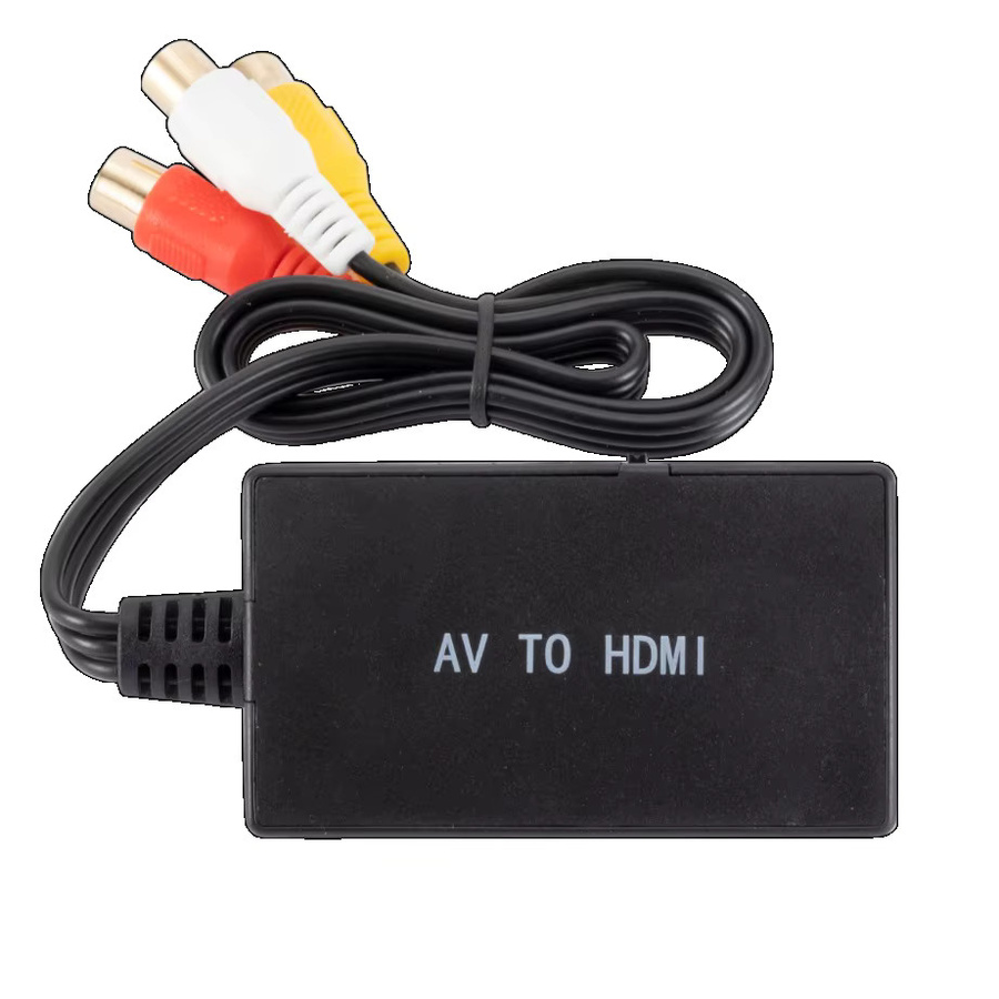 YIGETOHDE RCA zu HDMI Audio Video Konverter AV2HDMI Adapter in Schwarz mit 1080P Unterstützung für PAL/NTSC, kompatibel mit PS2, PS3, XBOX, VHS und Blu-Ray DVD - Bild 4