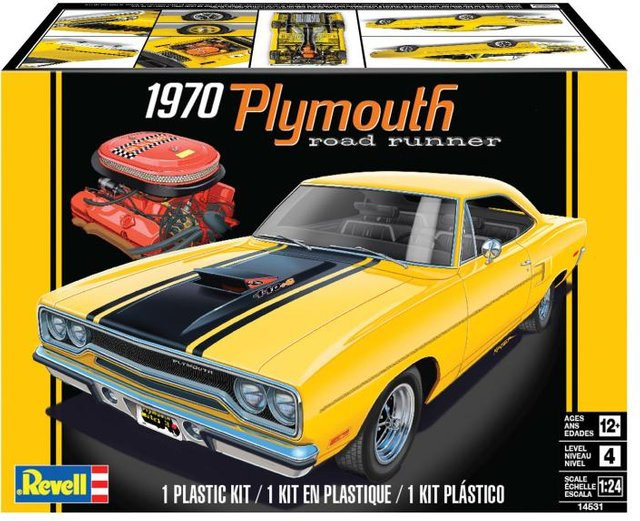 Revell Plymouth 1970 Road Runner, Automodell Bausatz, 1:24 - Bild 4