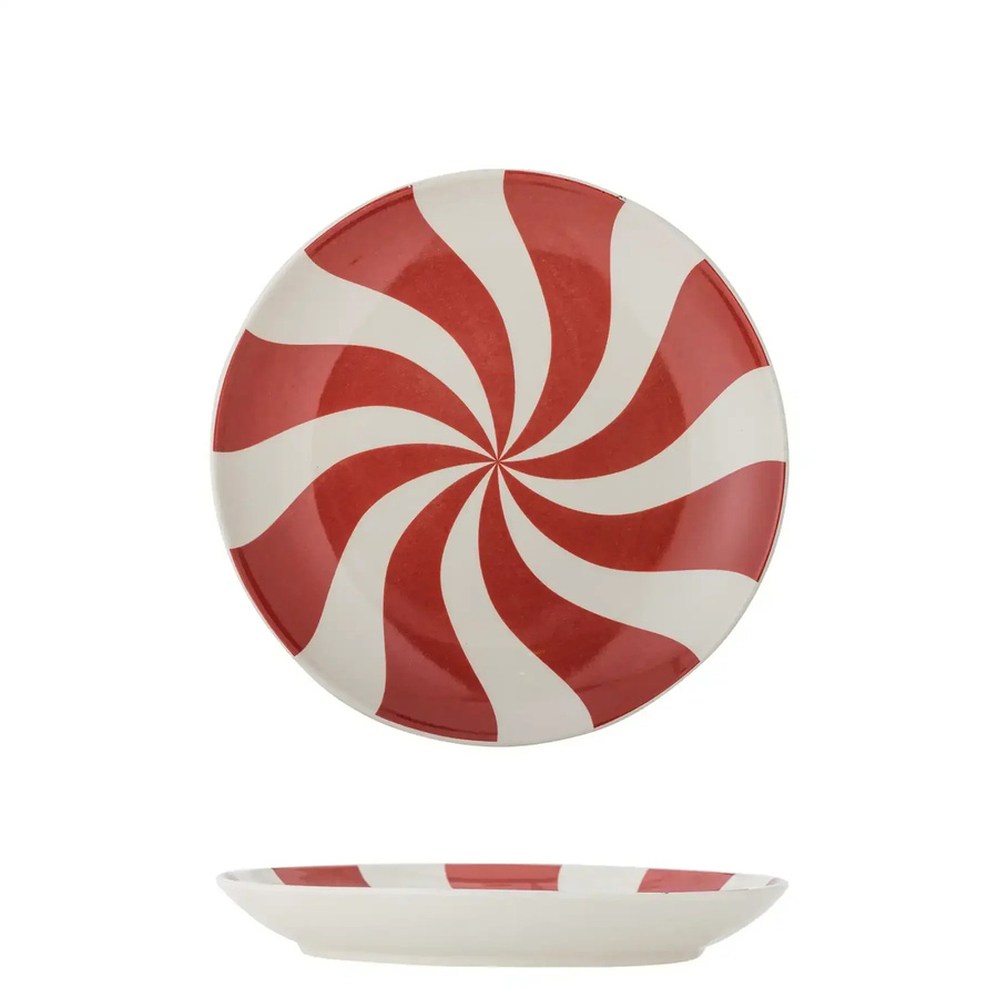 Bloomingville Steingutteller Yule mehrfarbig Durchmesser: 23 cm - Bild 1
