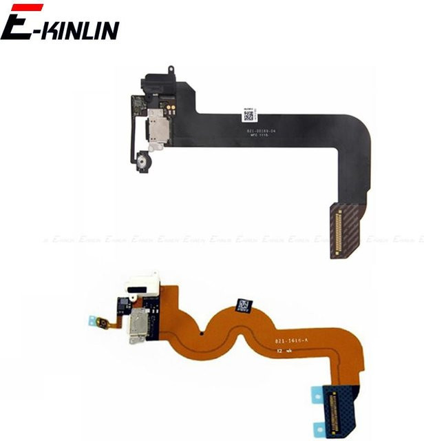 E-KINLIN Ersatz Flexkabel für iPod Touch 5 6 7 mit Lightning USB Anschluss in Weiß - Bild 1