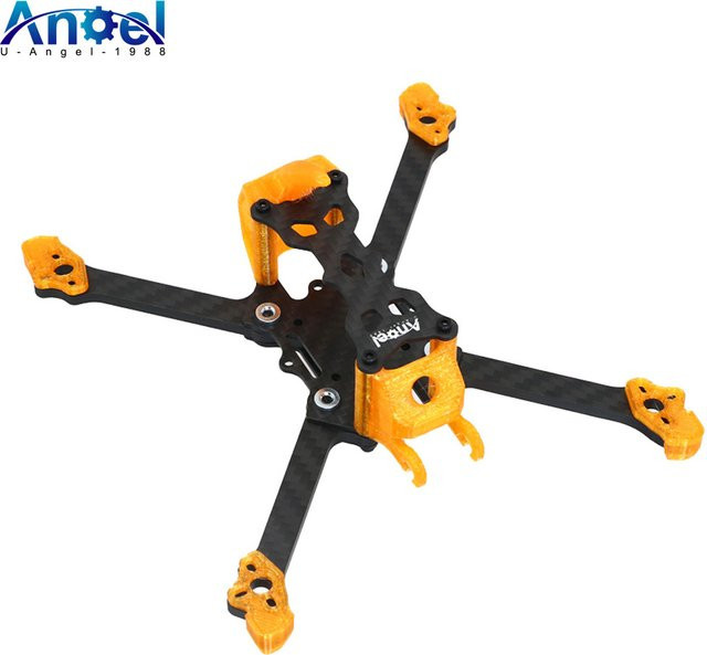 U-Angel-1988 Angel35 HD 3,5 Zoll Kohlefaser-FPV-Rahmensatz mit 3D-Druck für Racing Freestyle Quadcopter Drone Builds - Bild 1