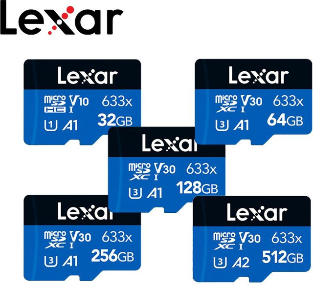 Lexar Micro SD Speicherkarte 32GB Klasse 10 A2 SDHC V30 mit bis zu 100MB/s Lesegeschwindigkeit in Blau - Bild 1