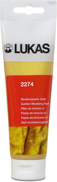 Lukas Strukturpaste in Gold 125 ml - Bild 1
