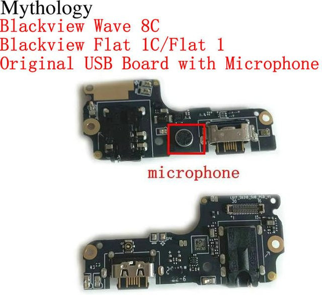 Blackview Wave 8C Wave 8 Flat 1C USB-C Ladeplatine mit Mikrofon für Handy-Reparaturen - Bild 1