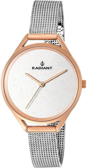 RADIANT Armbanduhr, Quarz, Edelstahl, Weiß, 34 mm, Damen - Bild 1