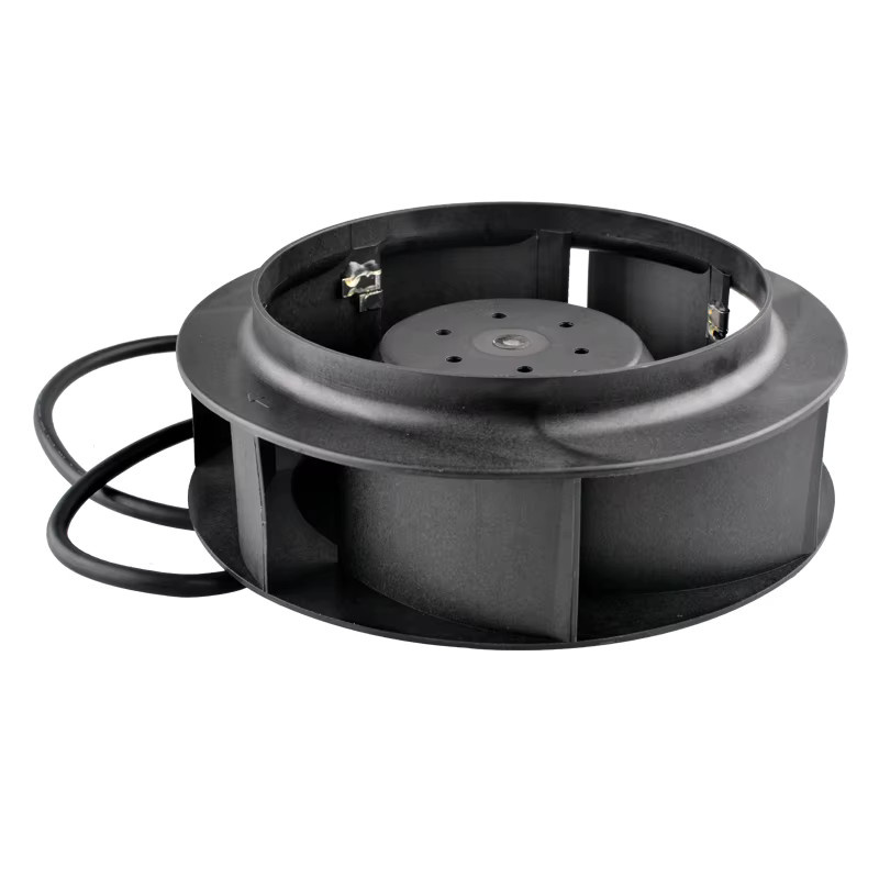 ANCHAOPU DC-Lüfter Hochgeschwindigkeits-Zentrifugalventilator für integrierte Schränke, Schwarz, Durchmesser: 17,5 cm - Bild 4