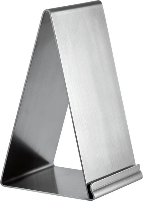 VEGA Tischkartenhalter Tristan aus Edelstahl in Silber, 2er Pack, L x B x H: 8,2 x 8 x 14 cm - Bild 1