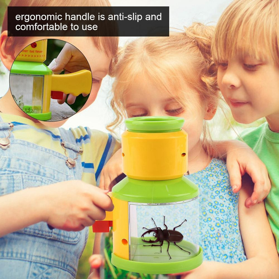 TOMTOP JMS Insektenbeobachtung Käferfänger mit Lupe - Bild 2
