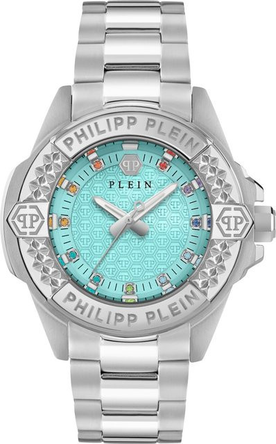 Philipp Plein Damenuhr, Quarz, Edelstahl, 38 mm, 5 ATM - Bild 1