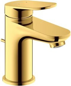 Duravit Waschtisch-Einhebelmischer S Wave in Gold poliert mit Pop-up-Abflussgarnitur - Bild 1