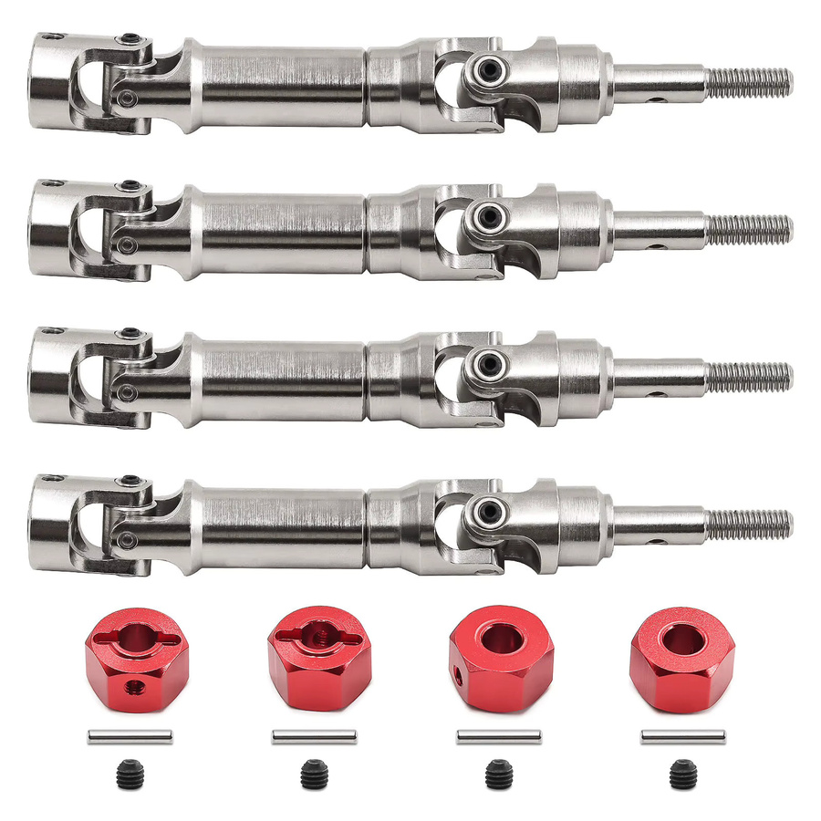 Traxxas CVD-Antriebswellen aus legiertem Stahl, Naben, Metall, Schwarz, Grau - Bild 4