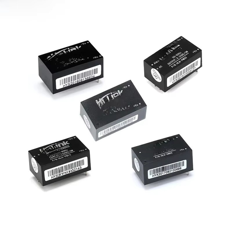 bibikoo Mini Netzteil Modul HLK-PM01 PM03 PM12 5M05 5M09 10M05 10M12 5M12 AC/DC 220V zu 5V/3,3V/12V für intelligente Haushaltschalter, Schwarz - Bild 1