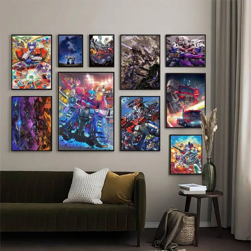 Wasserfeste Transformers Anime-Poster Aufkleber für die Raumdekoration in Mehrfarbig - Bild 1