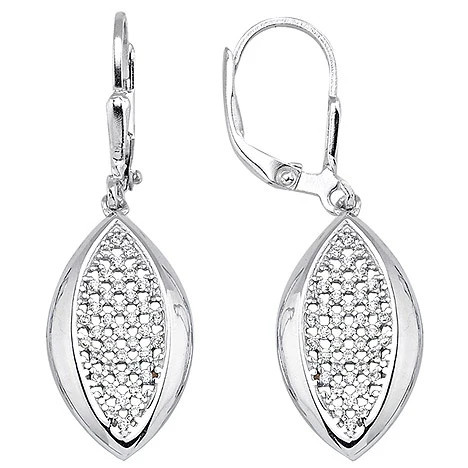 Colfem Ohrhänger 925 Sterling Silber, 78 Zirkonia - Bild 1