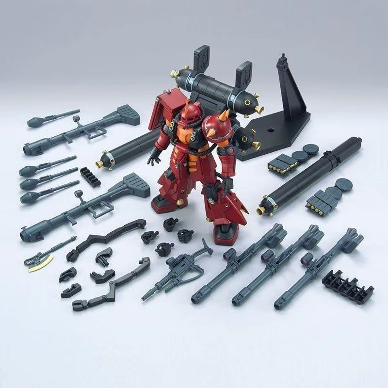 HEROCROSS HGUC MS-06R 1/144 Mobile Assembly Mech Figurenbausatz mit Halterung - Bild 3