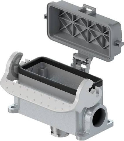 Wieland Electric Gehäuseunterteil 71.343.2435.0 in Grau aus Aluminium - Bild 1