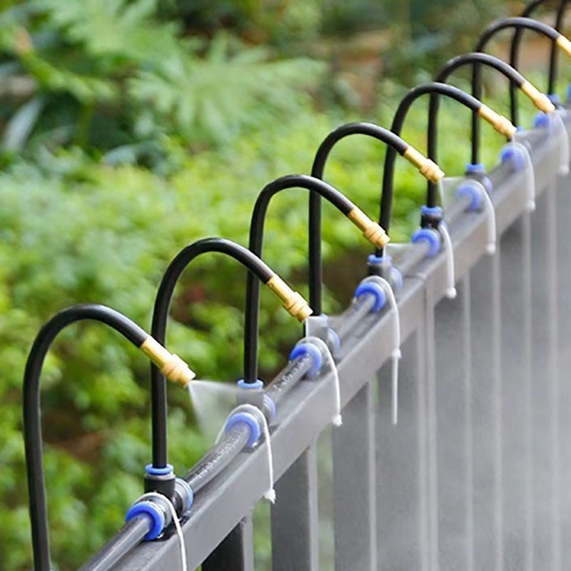 Universal Sprühset für Garten und Pflanzenbewässerung mit 5 bis 30 m Schlauchlänge zur Hinterhofbefeuchtung und Kühlung - Bild 2