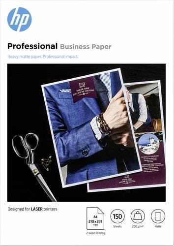 HP Professional 7MV80A Fotopapier DIN A4, 200 g/m², matt, für Inkjet-Drucker - Bild 1