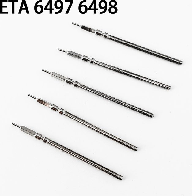 ETA Uhrenaufzugsschaft Edelstahl, Ersatz für Eta 6497 6498 ST36 - Bild 1