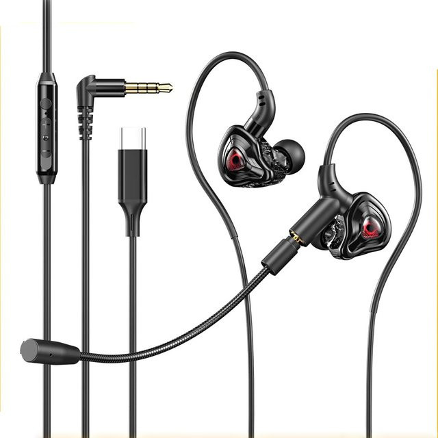 EARDECO Gaming Kopfhörer mit HD-Mikrofon, On-Ear Headset mit Bass HIFI und Noise Reduction, Schwarz, 3,5 mm Klinke - Bild 1